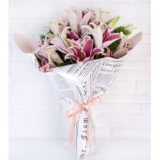 Pink Lilies Dream Bouquet