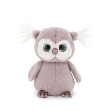 Purple owl cuddly toy with glitter eyes (fluffies)