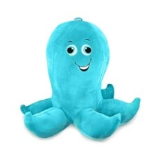 FUNNY SQUID SOFT TOY BLUE