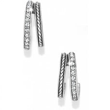 Neptune's Rings Post Hoop Earrings