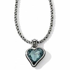 Bibi Heart Gem Reversible Necklace