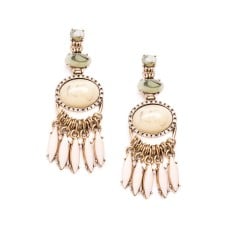 Peach Passion Statement Earrings