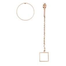 Geometric Asymmetrical Earrings