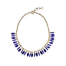 Royal Blue Jewels Statement Necklace