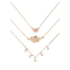 Like A Feather Layered Necklace