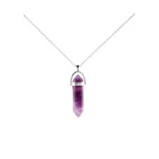 Deep Purple Quartz Amethyst Necklace