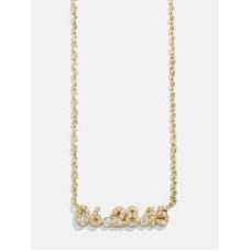18K Gold PavÃ© Custom Number Necklace