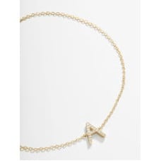 14K Gold & Diamond Initial Bracelet