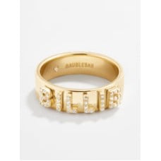 18K Gold Custom Block Ring