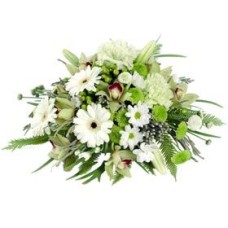 Green And White Posy (Standard)