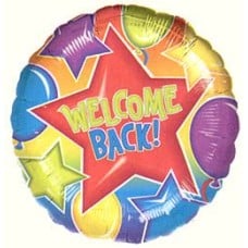 Festive Welcome Back Balloon (Standard)