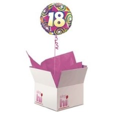 18th Birthday Balloon in a Box (Standard)