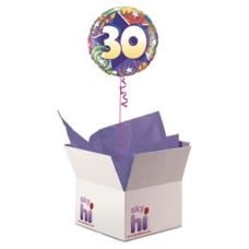 30th Birthday Balloon in a Box (Standard)