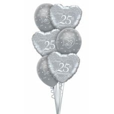 Silver Anniversary Bouquet (Standard)