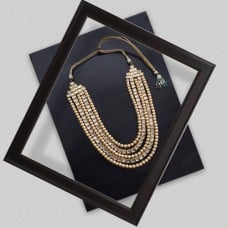 Polki Pearl Neckpiece