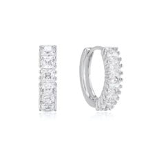 Kaylin Diamond Hoop Earrings
