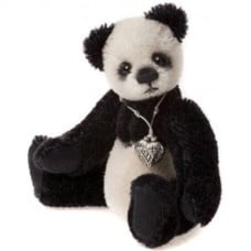 Mohair Keyring Panda Boots