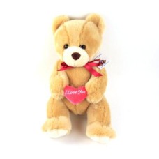 Pink Love Heart Bear