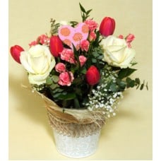 The message of love - white roses