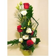 Arrangement Of Cut Flowers Red Roses