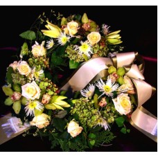 Greek wreath cream colors (Medium)