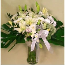 White Bouquet With Lilies (Small)