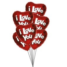 Love you bubble balloons