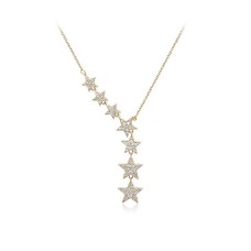 7 Stars Cubic Zirconia Necklace