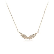 Angel Wings Cubic Zirconia Necklace