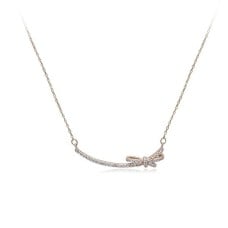 Ribbon Cubic Zirconia Necklace