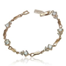 Gold Cubic Zirconia Bracelet
