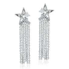 Cubic Zirconia Drop Earring-10
