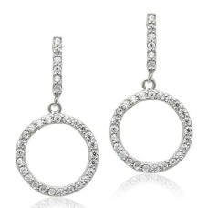 Cubic Zirconia Drop Earring-11