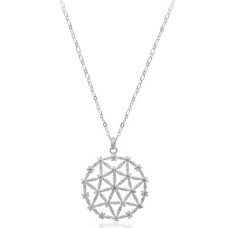 Cubic Zirconia Long Pendant Necklace
