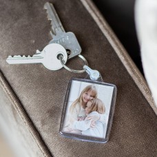 Personalised key ring - Acrylic - Double-sided - 3 pcs