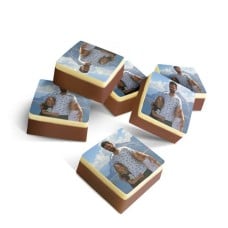 60 Chocolates with photo - square