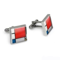 Cufflinks Mondrian, in gift box
