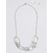 Silver Plated Collar Necklace