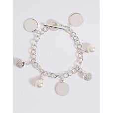 Modern Pearl Cluster Bracelet