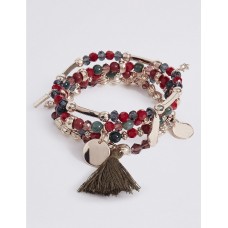 4 Pack Mongolia Stretch Bracelets