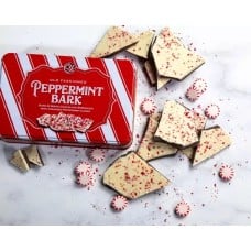 Dark and White Chocolate Peppermint Bark - 1 lb