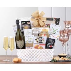 Dom Perignon Champagne Gift Basket