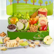 Perfect Pairings Deluxe Fruit and Cheese Gourmet Gift Box