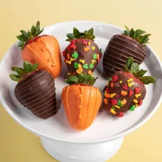 Autumn Delight Dipped Strawberries - 6 Berries