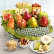 Classic Fruit and Gourmet Gift Basket