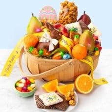 Easter Bunny Fruit and Treats Gift Basket