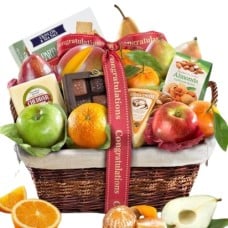 Congratulations Deluxe Fruit Basket