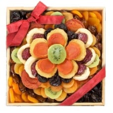 Sweet Bloom Dried Fruit Deluxe Basket