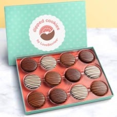 12 Dark, Milk And White Delight Chocolate Dipped Oreos