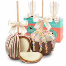 Sweet Celebration Chocolate Covered Caramel Apples Pair